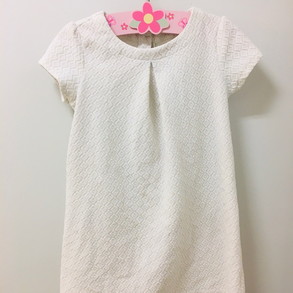 Crazy 8 White Cotton Toddler Dress